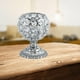 thumbnail image 1 of candeliere de cristal con luz de té, candeliere con soporte decorativo para decoración, favores de de Navidad, centro de de adorno Plata 8x8x10cm BLESIY candelero de cristal, 1 of 8