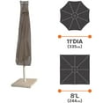 Classic Accessories Ravenna Umbrella Furniture Storage Cover For