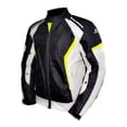 thumbnail image 2 of Chamarra para motociclista talla M Jacket mesh black white hebotech, 2 of 4