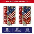 thumbnail image 4 of dajkiuy 4th of July Garden Flag,12x18 Inch Double Sided Patriotic Independence Day Garden Yard Flag Outdoor Outside Holiday Decoration, 4 of 6