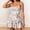 Brown, variant on Elegant Floral Dress for Everyday Occasions with Ruffle Trim and Tie Front Spring Summer Women’s Casual Tennis A-line Dress Brown S
