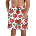 thumbnail image 1 of Fotbe Hand Drawn Tomatoes Trajes de Baño Estampados para Hombre, Shorts de Verano de Secado Rápido, Ropa de Playa, Bañadores-Large, 1 of 6