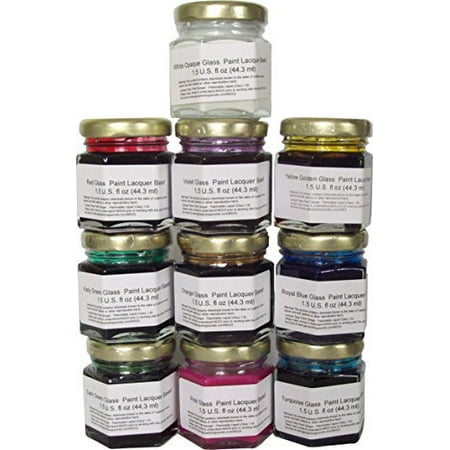 glass paint permanent stain lacquer ounce stained finish professional pack kit