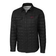 thumbnail image 2 of Men's Cutter & Buck Black New Mexico State Aggies Rainier PrimaLoft Eco Insulated Quilted Button-Up Shacket, 2 of 3