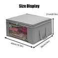 thumbnail image 5 of 1/2/3pcs Thick Storage Bags, Large Capacity Jumbo Foldable Wardrobe Organizer, Large Under Bed Storage Bag, 5 of 5