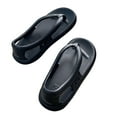 thumbnail image 2 of JeashCHAT Flip Flops Thong Sandals for Women and Men House Slides with Ankle Strap Comfortable Shower Beach Shoe Slip On Non-Slip Casual Slipper for Indoor Outdoor (Black), 2 of 5