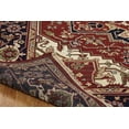 thumbnail image 4 of K2 Floor Style Umbria Rust/navy Hand Made Wool Area Rug, 4 of 5