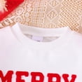 thumbnail image 5 of VNKIDY Toddler Girl Christmas Outfits Sets Baby Girl Crewneck Sweatshirt Tutu Skirts Sets Cute Little Girl Clothes Sets Comfort, 5 of 6