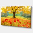 thumbnail image 2 of Bel Arbre Jaune d'Automne - Grande Impression sur Toile Florale, 2 of 3