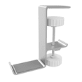 thumbnail image 4 of 1 x Clip-On Headphone Stand-Silver, 4 of 8