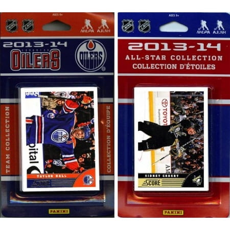 C&I Collectables NHL Edmonton Oilers Licensed 2013-14 Score Team Set and All Star Card Set