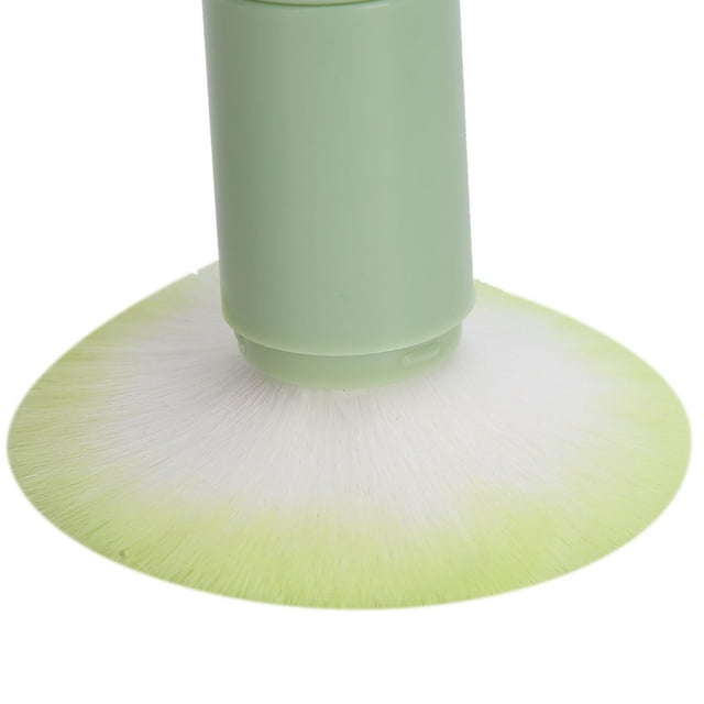 Juego de Brochas retrácttiles para polvo de maquillaje, Eliminación de polvo de uñas portátil conpa, cerdas de fibra, ergonímico, apto para viajes, párrafo ideal