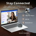 thumbnail image 5 of HP Pavilion 15.6" HD Touchscreen Laptop, Intel i3-1215U, 32GB RAM, 1.16TB Storage(1TB SSD + 160GB Docking Station Set), Intel UHD Graphics, Num Pad, 720p HD Webcam, WiFi, Windows 11 Pro, Silver, 5 of 5