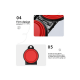 thumbnail image 4 of 2 in 1 dog bowl portable foldable pet double bowl collapsible silicone water bowls for dog outdoor travel puppy food container, 4 of 5