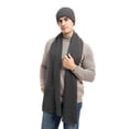 thumbnail image 4 of Guantes bufanda para mujeres y hombres, gorro de invierno de punto para hombre y mujer, guantes con pantalla táctil, conjunto de bufandas largas para clima frío, 4 of 5