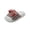 Blue, variant on Plush Open Toe Slides, Women's Cherry Bow Knot Fuzzy Slippers Winter Warm Plush Open Toe Slide Sandals Colorful Stripe Soft Fleece Indoor Bedroom House Shoes, Pink 6.5