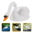 thumbnail image 1 of Sculpture de Cygne Flottant Blanc pour Décoration de Piscine Résine Durable 12.5 Pouces, 1 of 9