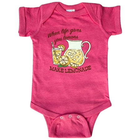 

Inktastic When Life Gives You Lemons Make Lemonade Gift Baby Boy or Baby Girl Bodysuit