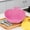 Pink, variant on Apple Shaped Children's Bowl, Cute Plastic Tableware for babyy Food, Snacks, Fruit Platters, Durable, Easy-Clean, Adorable Kitchen Utensil for Parties (13.3x12.7cm)