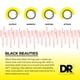 thumbnail image 4 of Cuerdas para bajo eléctrico DR Strings Black Beauties BKB-45, 4 of 9