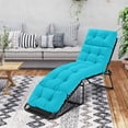 thumbnail image 4 of Gymax Coussin de Chaise Longue 73 Pieds' Rembourré pour Fauteuil Inclinable Intérieur Extérieur, 4 of 10