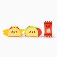 thumbnail image 1 of Hugsmart Taco Pupper Plush Dog Toy - Fuzzy, Squeaky, for Small & Medium Dogs, 1 of 4