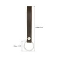 thumbnail image 2 of Uxcell Leather Keychain Key Ring Chain Ring Key Hook Holder Accessories for Men and Women Brown 2 Pack, 2 of 6