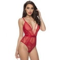 thumbnail image 2 of Oh la la Cheri Viviane V-Plunge Lace Teddy, 2 of 4