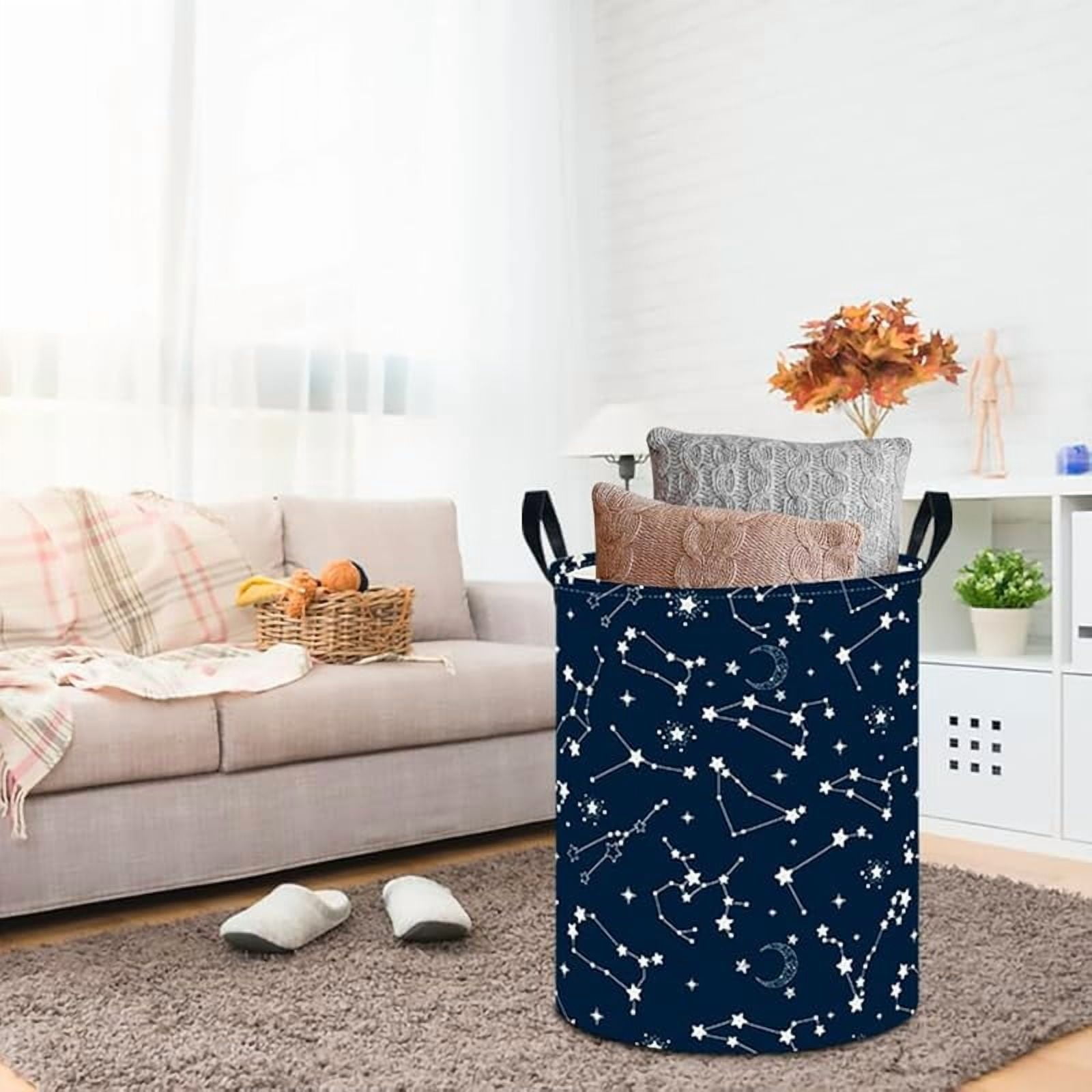 Kids Laundry Basket,Waterproof Baby Boys Nursery Hamper,Collapsible Fabric Storage Container,Toys Bin,Room Decor,Gift Basket