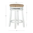 thumbnail image 5 of Morgan Counter Stool White, 5 of 7