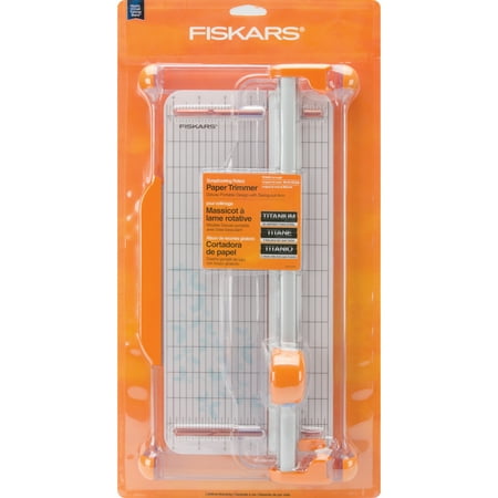 Fiskars Deluxe Rotary Paper Trimmer (28 mm) (Best Paper Trimmer For Crafters)