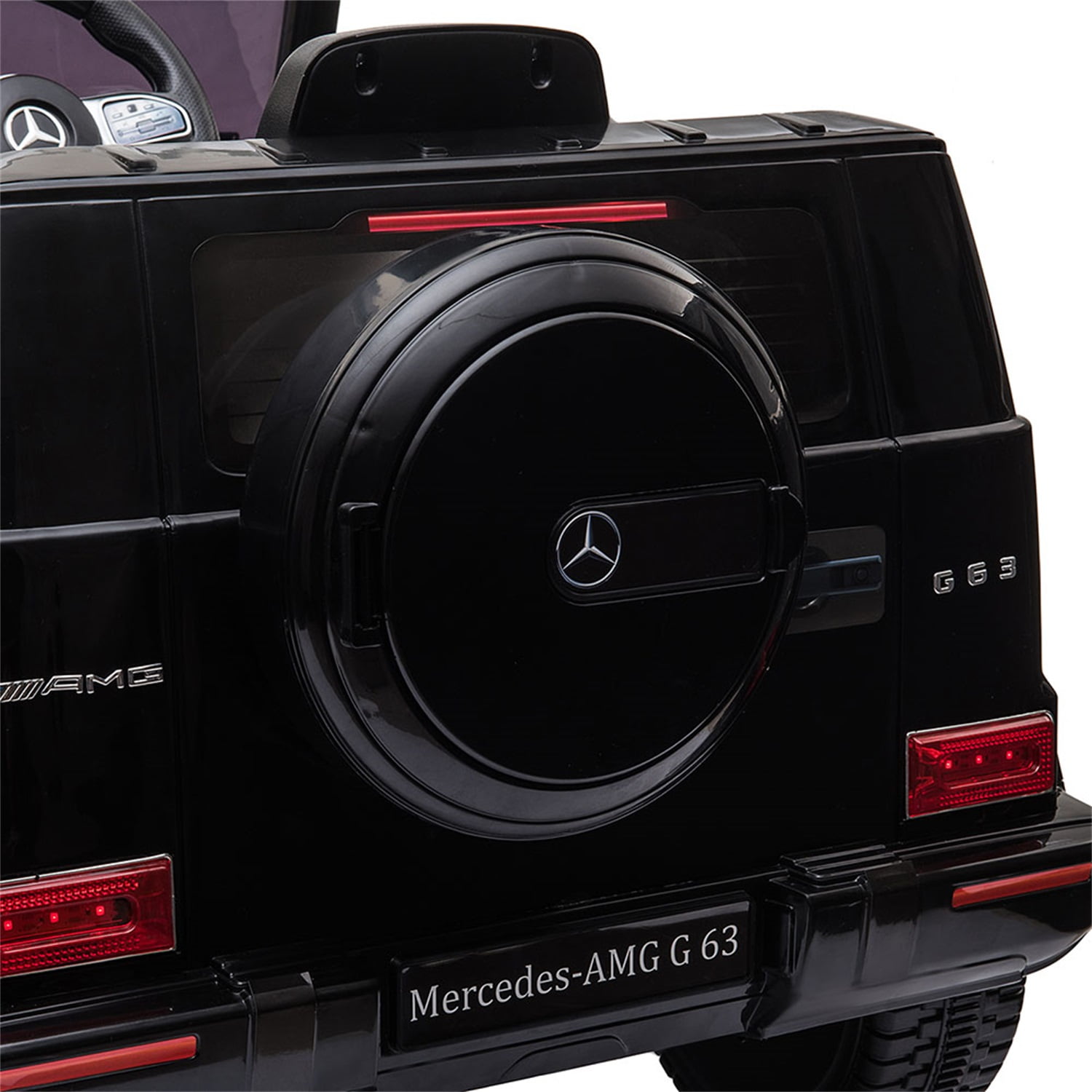 CIPACHO Licensed Benz GT AMG G63 12V Ride On Jeep with Remote Control, Electric Car for Kids 3-6 Years, 3 Speeds, Black