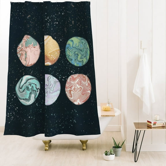 Society6 Rachel Szo Ima Need Space Shower Curtain 71" x 74"