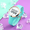 thumbnail image 4 of Relojes Reloj Digital para Mujer Reloj para Mujer Reloj para niños Reloj multifunción para Mujer Pulsera Digital de Silicona con Alarma luminosa Cronómetro, 4 of 7