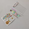 thumbnail image 4 of GIKZAUSING Plastic cake decorations with Rainbow Toppers, Colorful Candles, Balloon Sticks, and Happy Birthday Card, 4 of 7