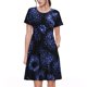 thumbnail image 1 of Balery Blue-Purple Raspberries Vestidos sueltos de manga corta para mujer, vestidos de verano 2025, vestidos casuales de corte A con vuelo., 1 of 6