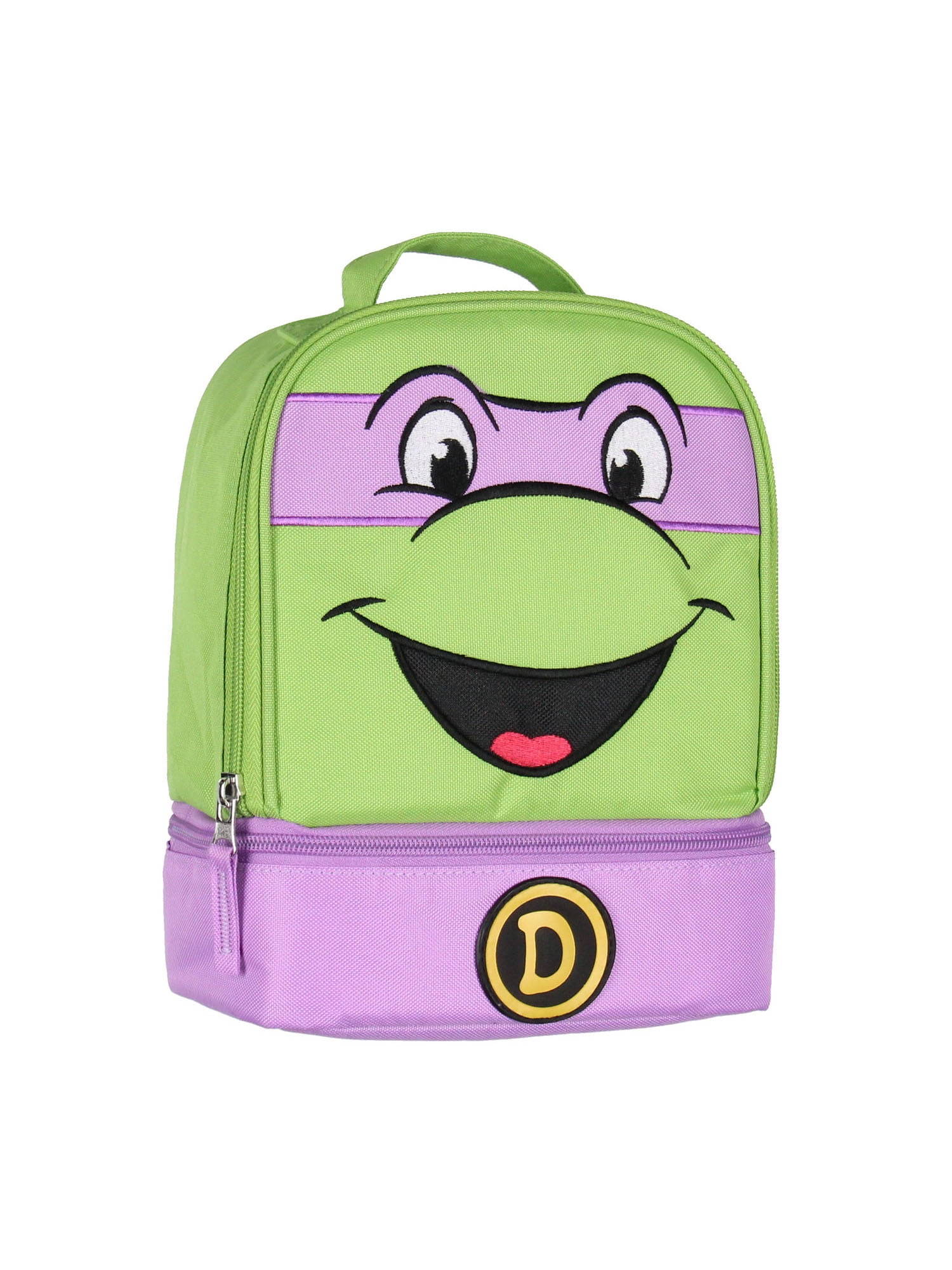 Teenage Mutant Ninja Turtles TMNT All Turtles Dual Compartment Lunch Box (Donatello) 9"