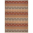 thumbnail image 4 of SAFAVIEH Veranda Luwig Southwestern Indoor/Outdoor Area Rug, 8' x 10', Red/Chocolate, 4 of 10