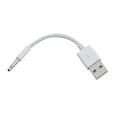 thumbnail image 3 of Cable convertidor de enchufe de audio auxiliar MP3 macho a USB 2,0 macho de 3x3,5mm 0,15 m 3 piezas, 3 of 8