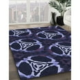 thumbnail image 3 of Ahgly Company Machine Washable Indoor Rectangle Transitional Night Blue Area Rugs, 2' x 3', 3 of 7