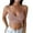Red, variant on Women’s Racerback Sports Bra Tank Top – Medium Support Workout Cami, Athletic Sleeveless Gym Shirt Yellow One Size