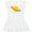 AA-White, variant on Inktastic Cute Saturn Gift Baby Girl Dress