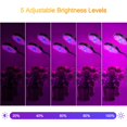 thumbnail image 4 of Luz De Crecimiento De Plantas Led, Luz De Crecimiento De Plantas Con Control Remoto Para Sala De Estar, Oficina, Interior matsuzay HA025672-02, 4 of 7