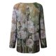 thumbnail image 5 of Ichuanyi liquidación mujer camisas casuales de manga larga estampado de cuello redondo tops sueltos ICHUANYI WER202308210662, 5 of 5
