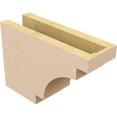 thumbnail image 5 of Ekena Millwork 4"W x 8"H x 12"L Mediterranean Woodgrain TimberThane Rafter Tail, Primed Tan, 5 of 6