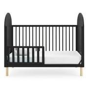 Delta Children Toddler Guardrail #W100825 - Greenguard Gold Certified, Ebony