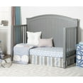 Sorelle Furniture Fairview 4 in 1 Convertible Crib, Grey