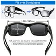 thumbnail image 7 of TINHAO Fit Over Polarized Sunglasses Over Glasses, Wrap Around Sunglasses Over Prescription Glasses, 7 of 7
