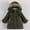 Green, variant on Kids Winter Coat,Kids Puffer Jacket with Pocket Zipper Hooded Coat Solid Color Long Sleeve Boys' Outerwear Jackets Coats Boys Jackets Size 5 Years