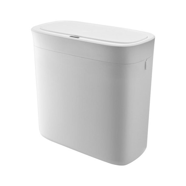 Automatic Trash Can with Garbage Bags Bathroom Trash Can with Lid 16L